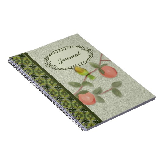 Journal d'inséparable et de carnet de pêches (Côté Droit)