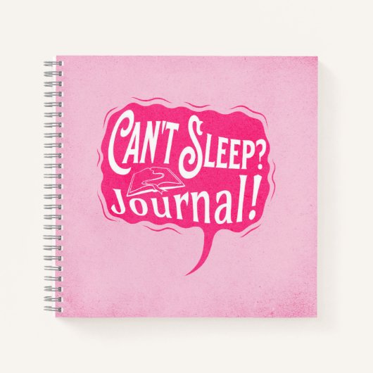 Journal d'insomnie avec nom personnalisé (Devant)