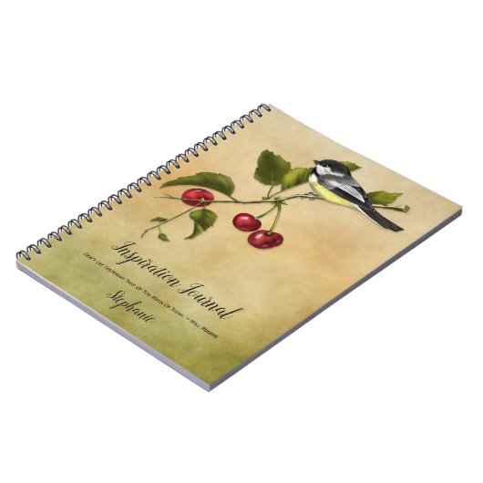 Journal d'inspiration du poulet et des cerises (Côté gauche)