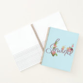 Journal d'inspiration florale aux fleurs fantaisis (Intérieur)