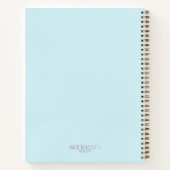 Journal d'inspiration florale aux fleurs fantaisis (Dos)