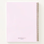 Journal d'inspiration florale avec fleurs lunaires (Dos)