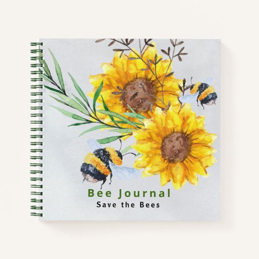 Journal d'observation des BEE - Gardiens d'abeille (Devant)