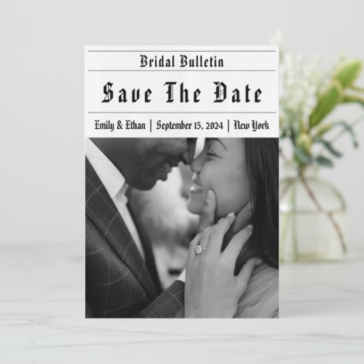 journal drôle enregistrer les dates invitation (Debout devant)