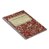 Journal du Carnet de composition Brown (Côté Droit)
