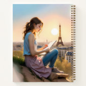 Journal du Carnet de voyage de Paris personnalisé (Dos)