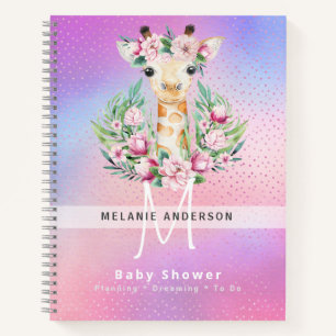 Journal du Carnet du planificateur de Baby shower 