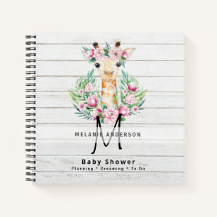 Journal du Carnet du planificateur de Baby shower 