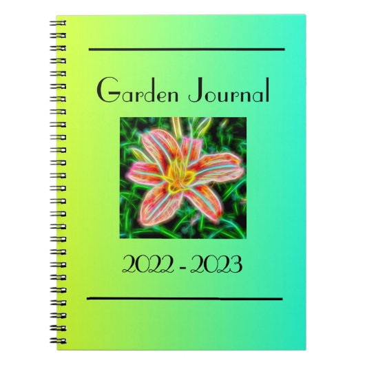 Journal du jardin (Devant)
