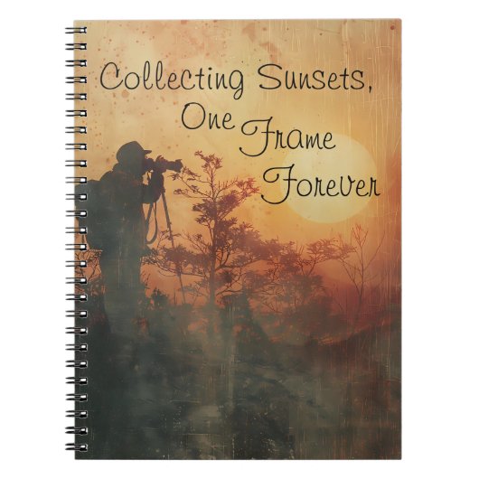 Journal du Photographe au Coucher du Soleil (Devant)