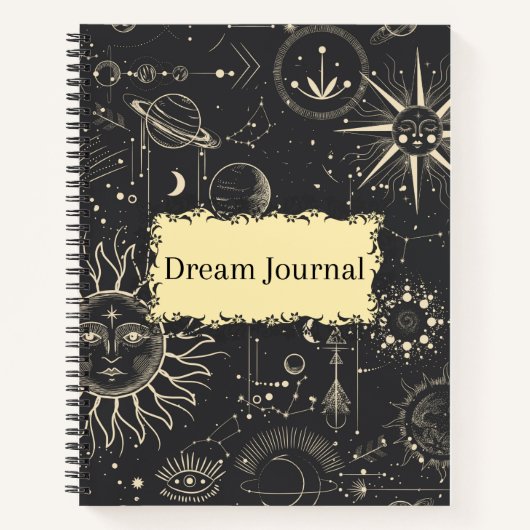 Journal du rêve à thème céleste (Devant)