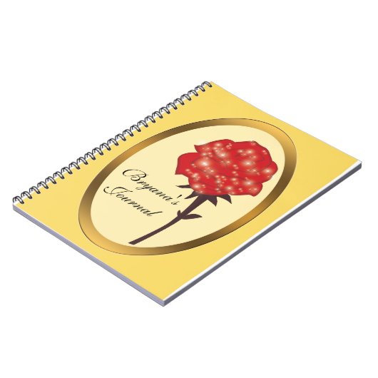 Journal du Rose de Parties scintillant rouge encha (Côté gauche)