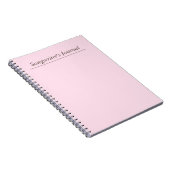 Journal du scénariste Pastel personnalisable (Côté Droit)