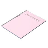 Journal du scénariste Pastel personnalisable (Côté gauche)