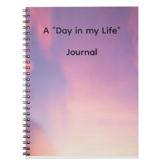 Journal d'une journée de ma vie ; (Devant)