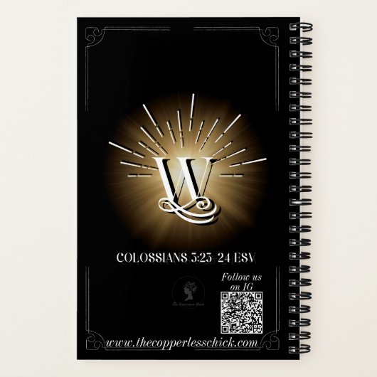 Journal éclairé W (Verso)