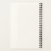 Journal élégant à pages pointillées avec monogramm (Verso)