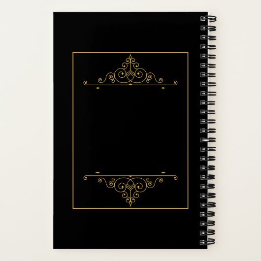 Journal élégant personnalisé pour devis (Verso)