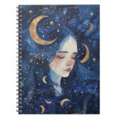 Journal en spirale Paysage lunaire (Devant)