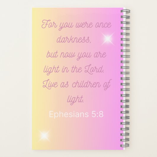 Journal Enfant du Carnet lumineux (Verso)