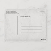 Journal Enregistrer la date Photo Carte postale (Dos)