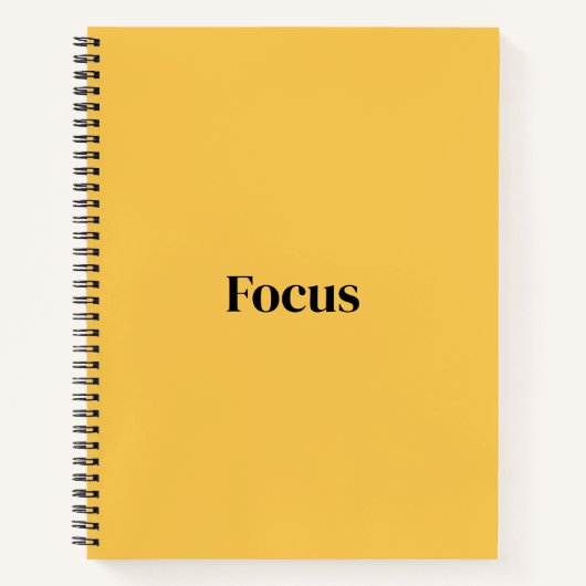 Journal esthétique jaune pour étudiant pour la pro (Devant)