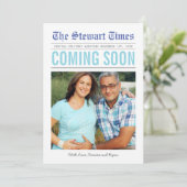 Journal | Faire-part de grossesse (Debout devant)