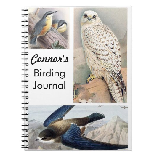 Journal fait sur commande personnalisé de Birding (Devant)