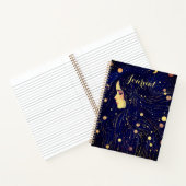 Journal Femme Céleste Déesse Lune Étoiles (Intérieur)