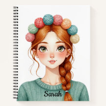 Journal Fille Balle de Laine à Tricoter 