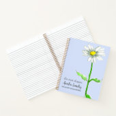 Journal Fleur d'Anniversaire d'Avril Shasta Daisy (Intérieur)