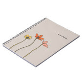 Journal fleur sauvage (Côté gauche)