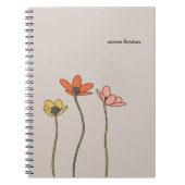 Journal fleur sauvage (Devant)