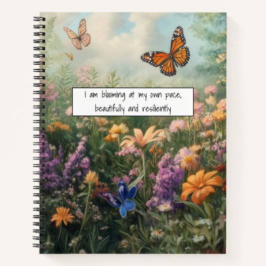 Journal Fleur sauvage en floraison (Devant)