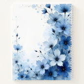 Journal floral à reliure spirale Fleurs sauvages B (Dos)