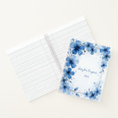 Journal floral à reliure spirale Fleurs sauvages B (Intérieur)