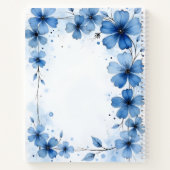 Journal floral à reliure spirale Fleurs sauvages B (Dos)