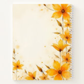Journal floral à reliure spirale Fleurs sauvages J (Dos)