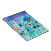 Journal Floral Aquarelle Vierge (Côté Droit)