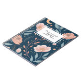 Journal floral BOHO nom personnalisé/ (Côté gauche)