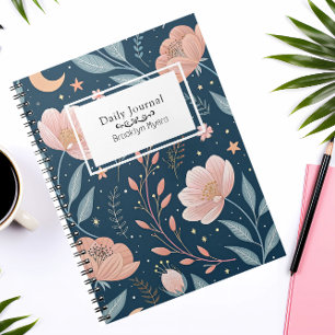 Journal floral BOHO personnalisé /