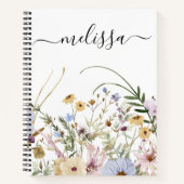 Journal floral de printemps doux personnalisé (Devant)