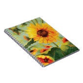 Journal floral de tournesol (Côté Droit)