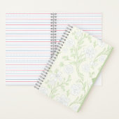 Journal floral jaune ensoleillé Fleurs blanches jo (À l'intérieur)