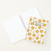 Journal floral jaune personnalisé (Intérieur)