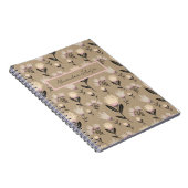Journal Floral Rose | Botanique Moderne (Côté Droit)