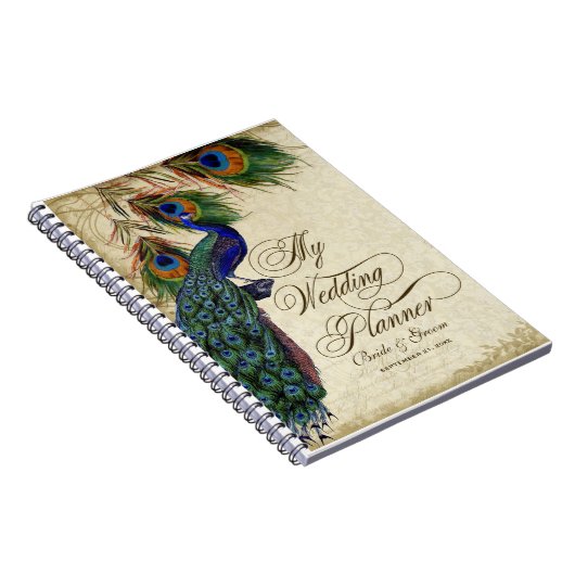 Journal formel de paon et de wedding planner de (Côté Droit)