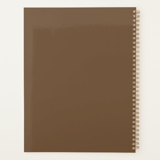 Journal/gestionnaire (Dos)