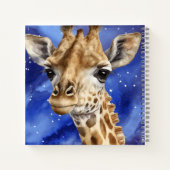 Journal Giraffe de nom personnalisé (Dos)