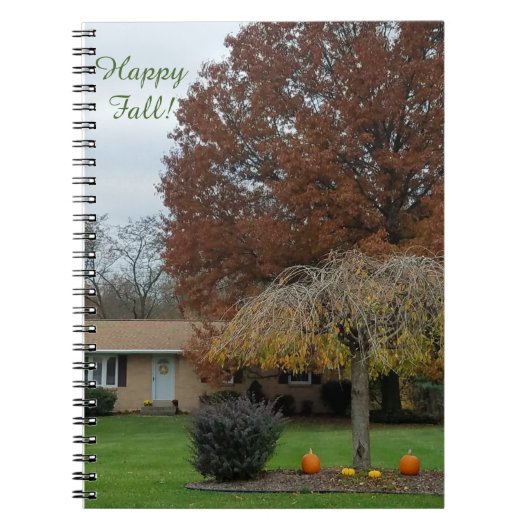Journal Happy Fall (Devant)